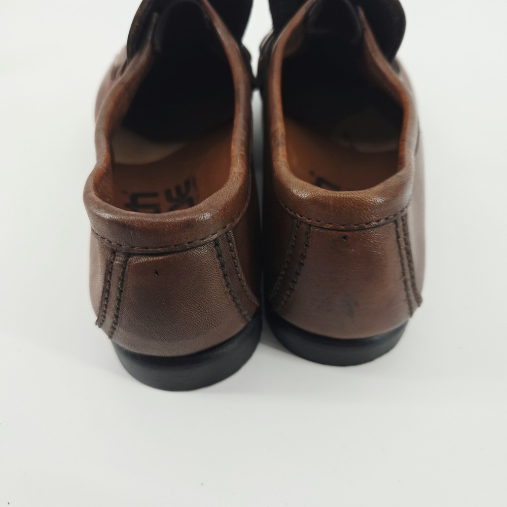 VINTAGE KALSO EARTH Shoes Loafers 8 womens  6.5 men Brown Leather Negative Heel - Picture 5 of 7